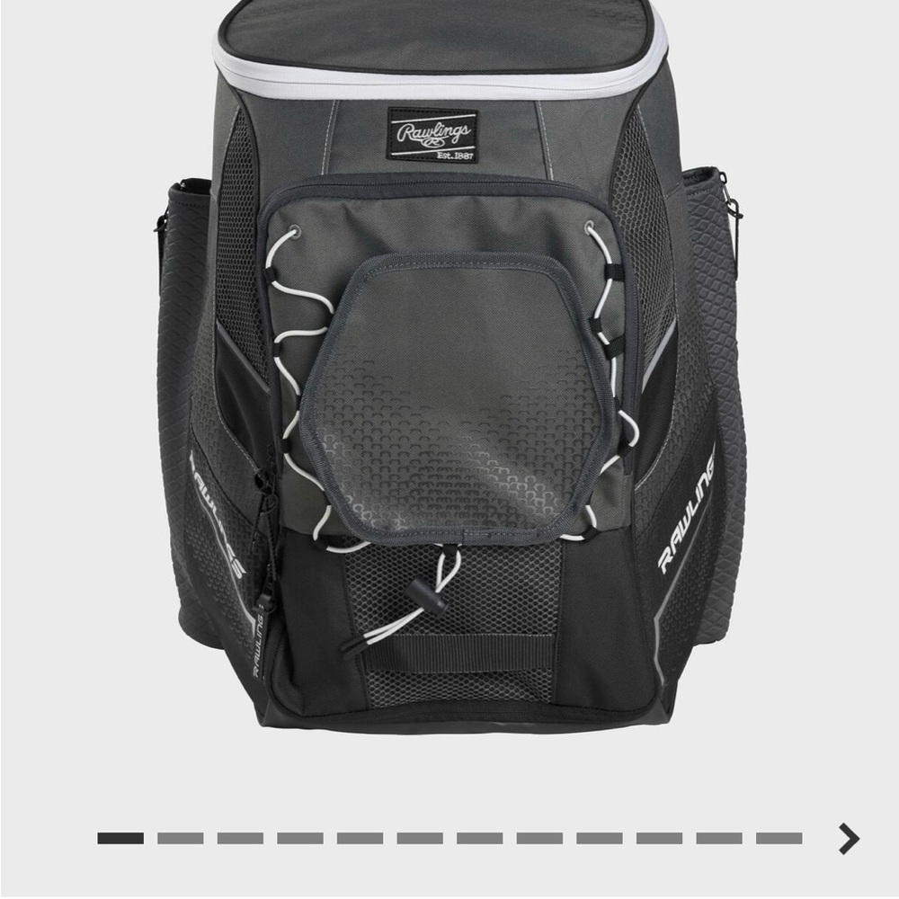 Rawlings Charcoal and Black Men's Backpack